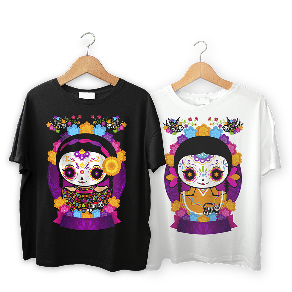 Prenda Muñecas Mexicanas Catrinas Halloween