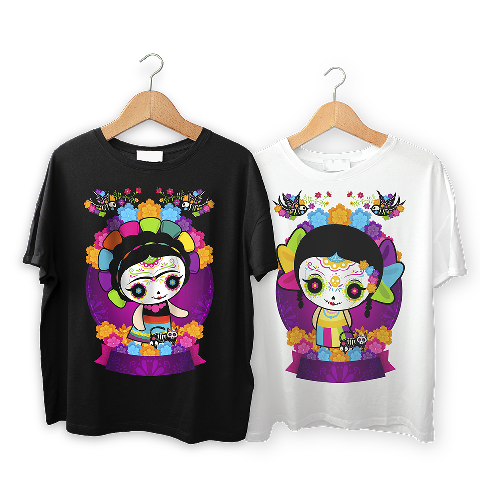 Prenda Muñecas Mexicanas Catrinas Halloween