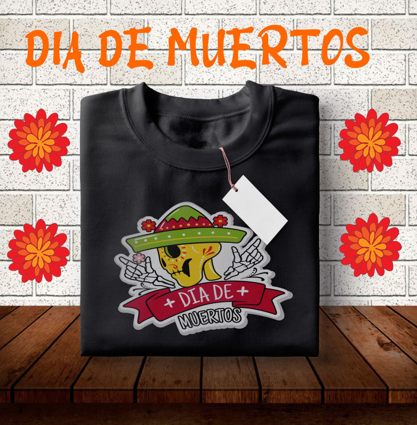 Playera Dia de Muertos Cute Halloween