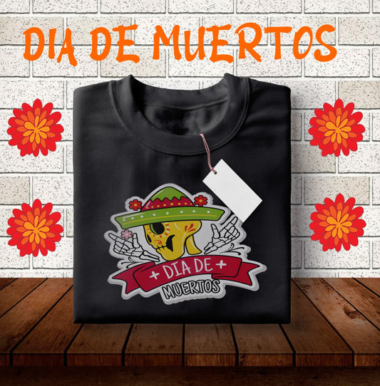 Playera Dia de Muertos Cute Halloween