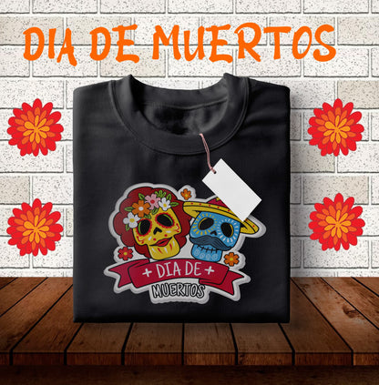 Playera Dia de Muertos Cute Halloween