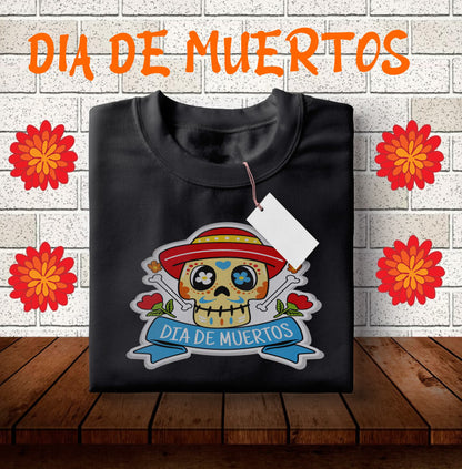 Playera Dia de Muertos Cute Halloween