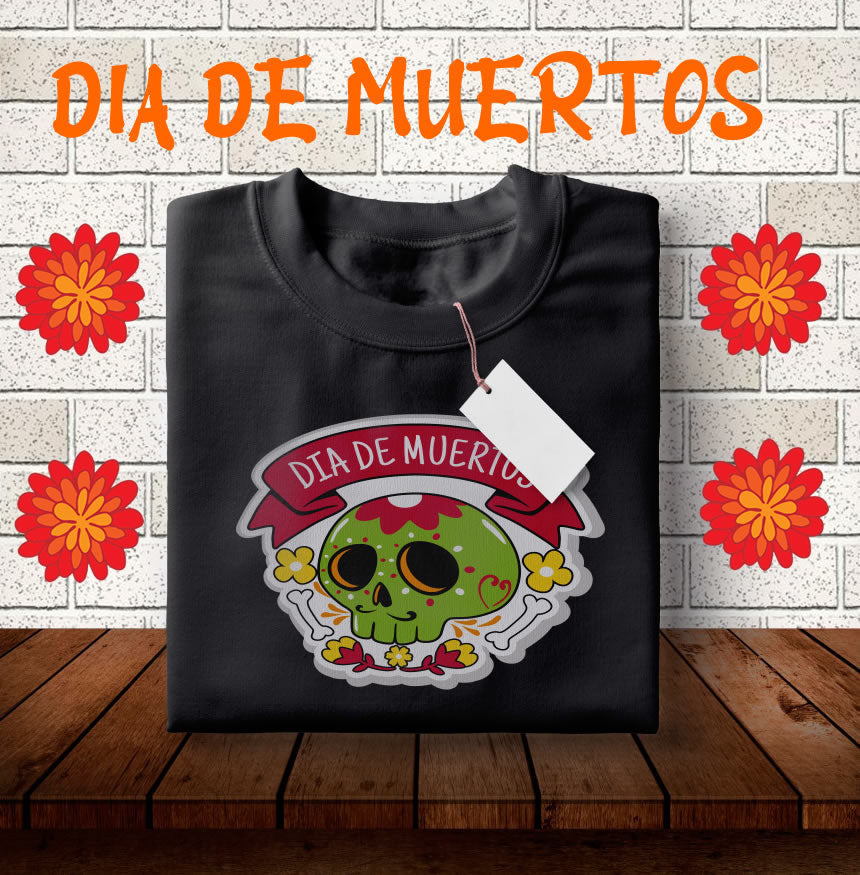 Playera Dia de Muertos Cute Halloween