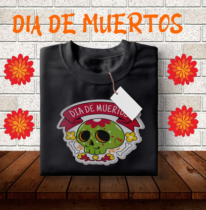 Playera Dia de Muertos Cute Halloween