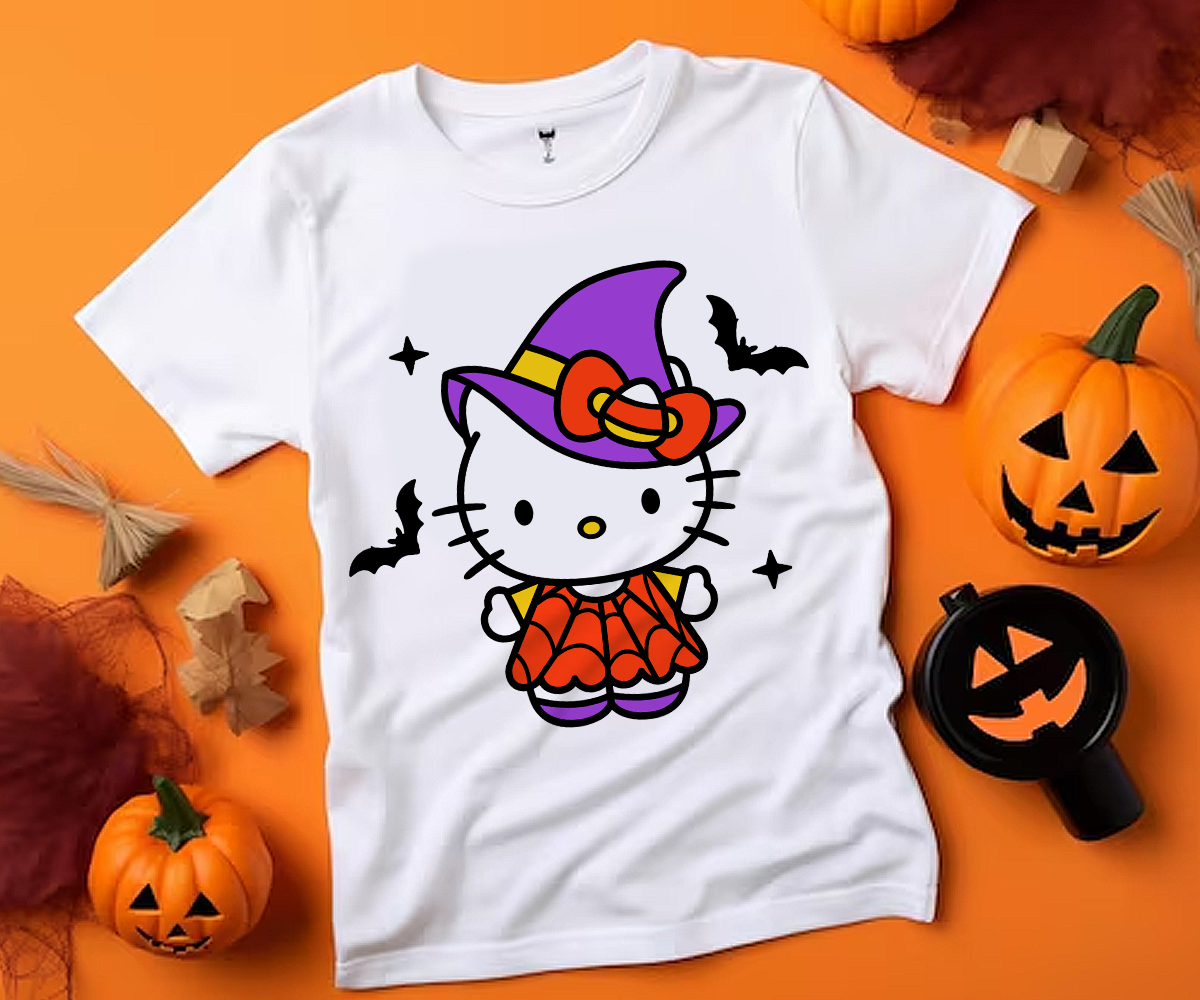 Playera Hello Kitty Halloween